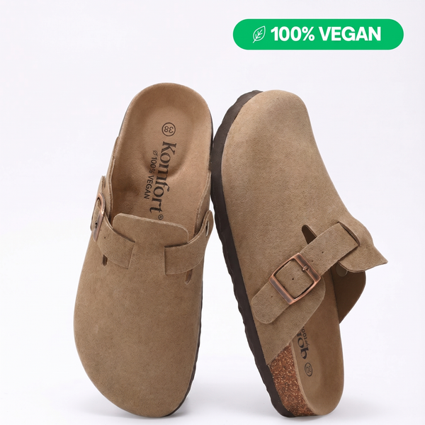 Sabots en daim 100 % vegan de Konfort