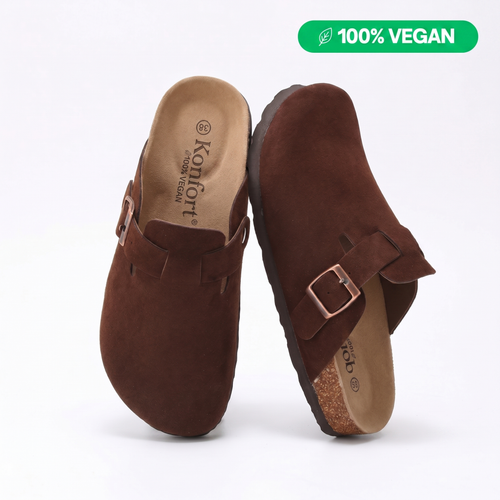 Sabots en daim 100 % vegan de Konfort